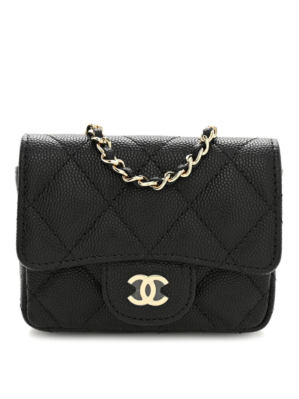 Chanel Caviar Quilted Mini Chain Belt #298019C19B